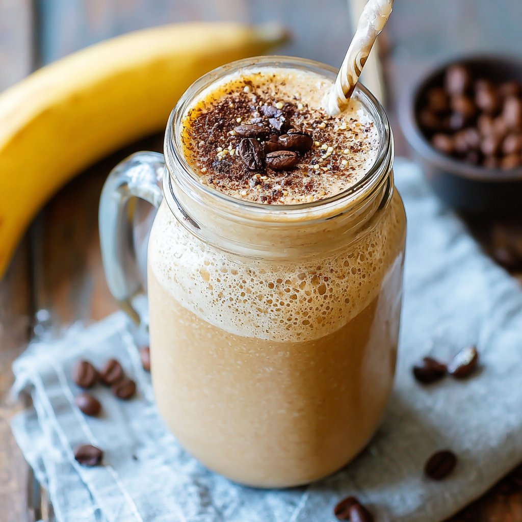 How to Make Espresso Banana Smoothie