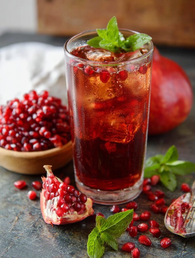 Pomegranate Berry Iced Tea