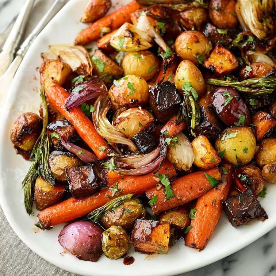 Balsamic Vegetables Dinner Side