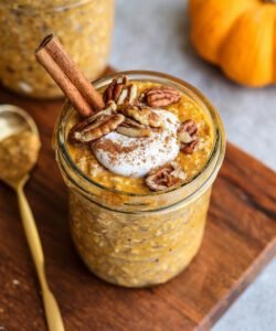 Pumpkin Spice Overnight Oats