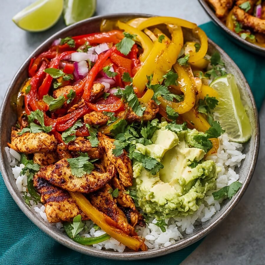Chicken Fajita Bowls Dinner