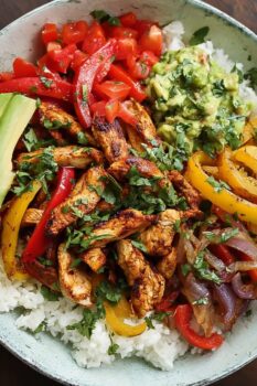 Delicious Variations of Chicken Fajita Bowls