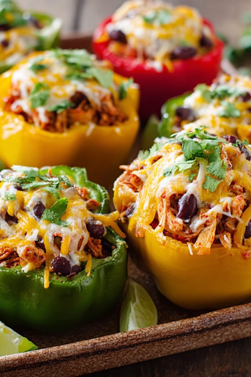 Southwest Stuffed Bell Peppers: Flavorful Dinner Delight!