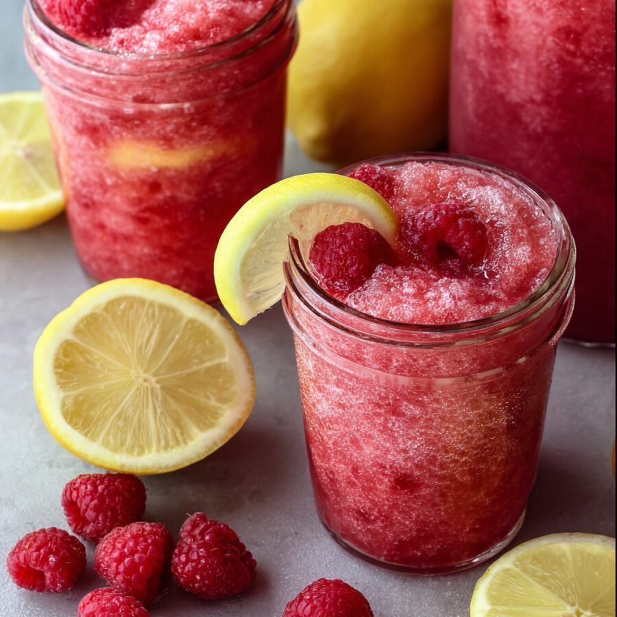 Raspberry Lemonade Slush