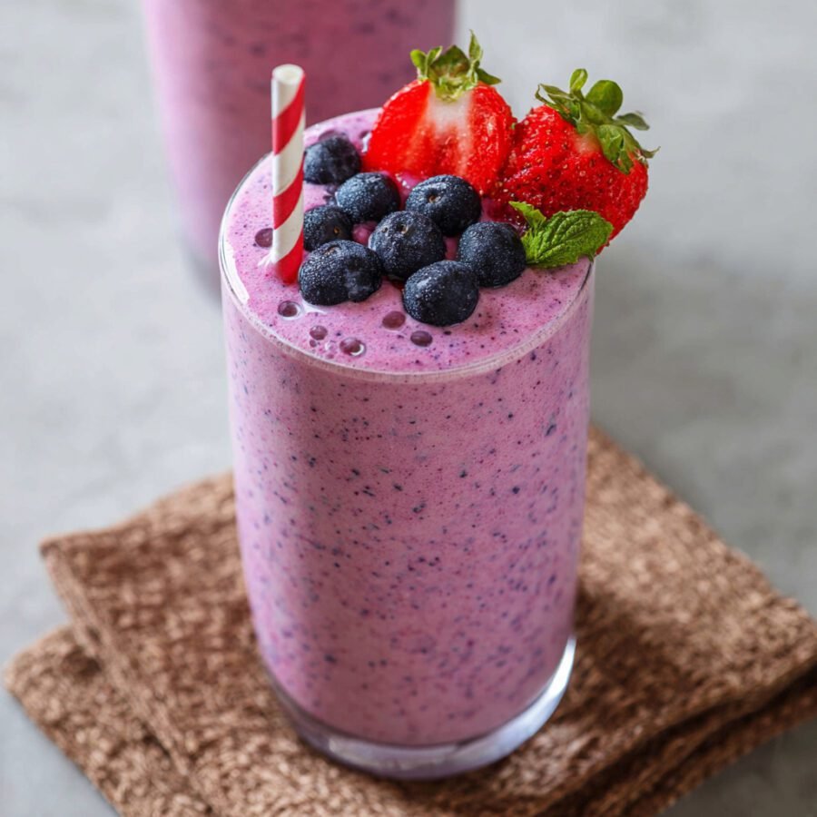 This Greek Yogurt Berry Smoothie