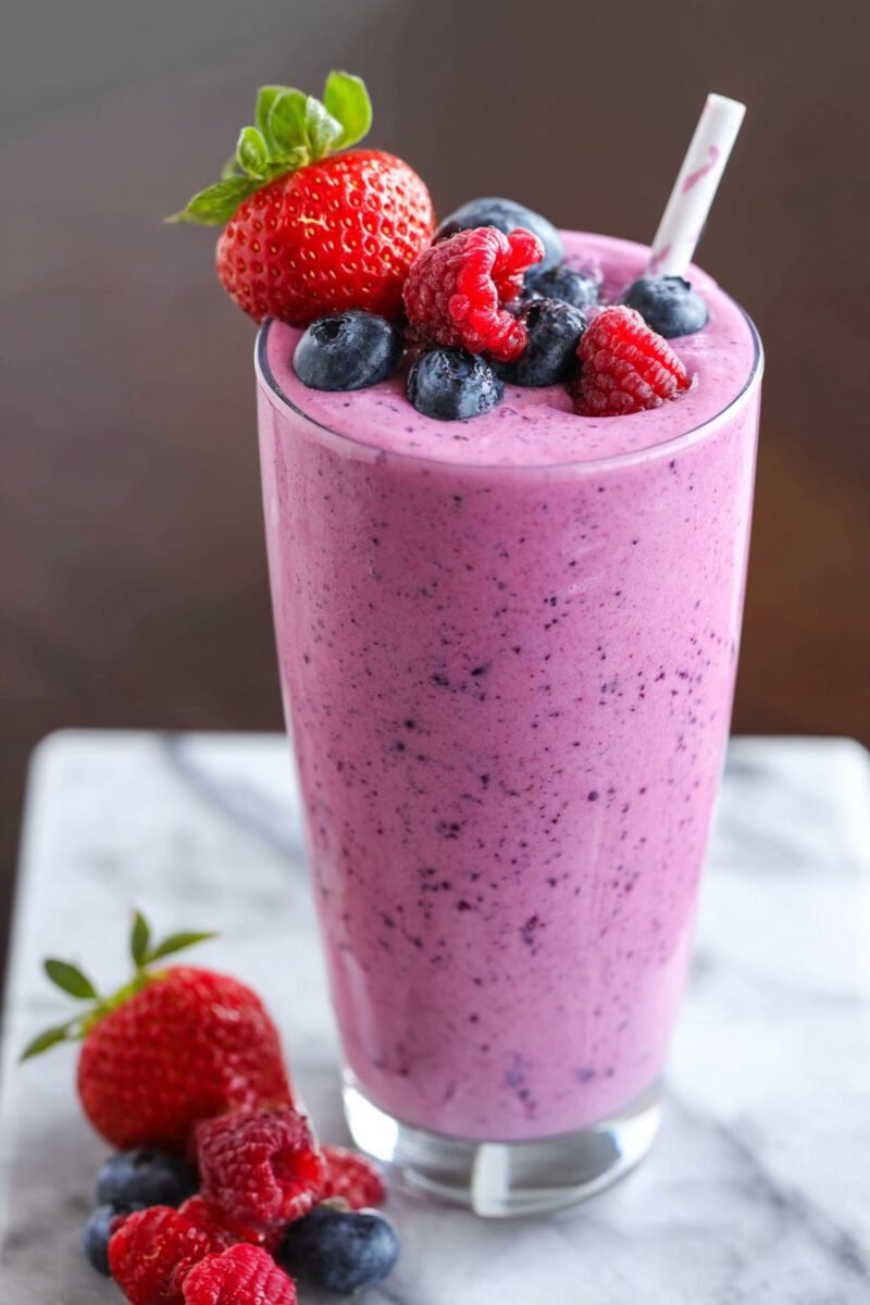 Greek Yogurt Berry Smoothie: Start Your Day Energized!