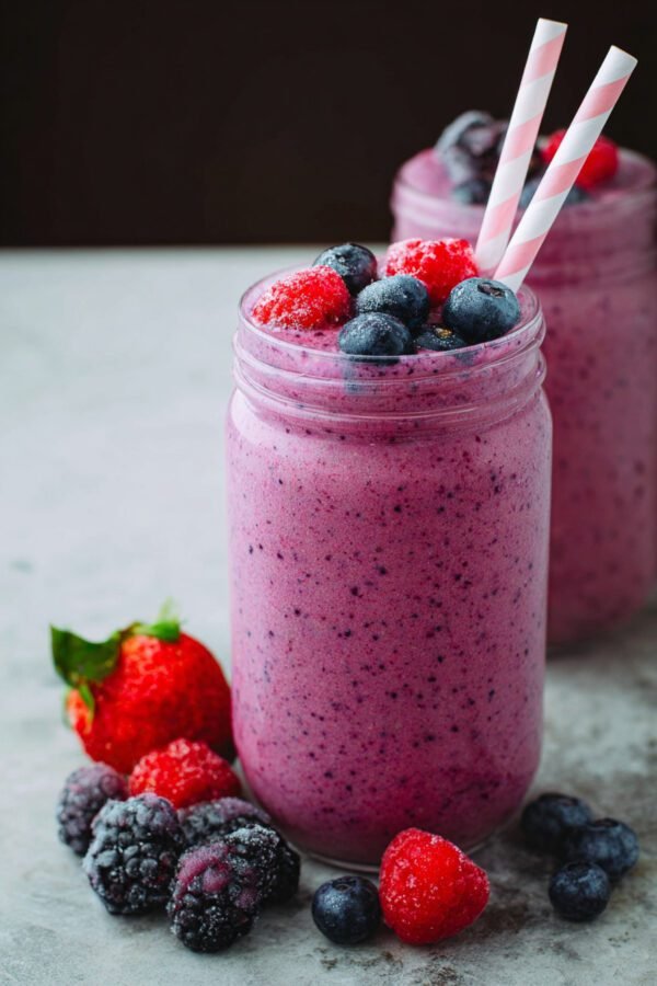 Greek Yogurt Berry Smoothie