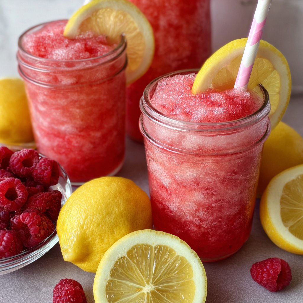 Raspberry Lemonade Slush