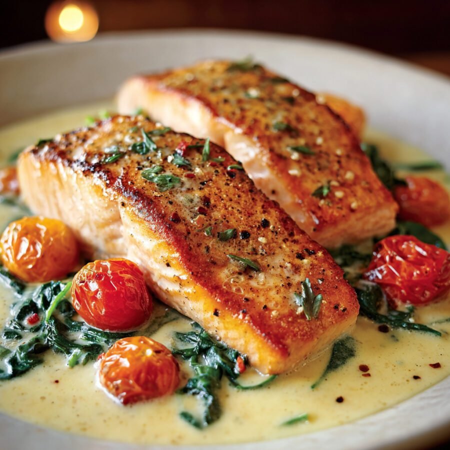 Creamy Tuscan Salmon