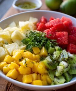 Fruit Salad with Honey