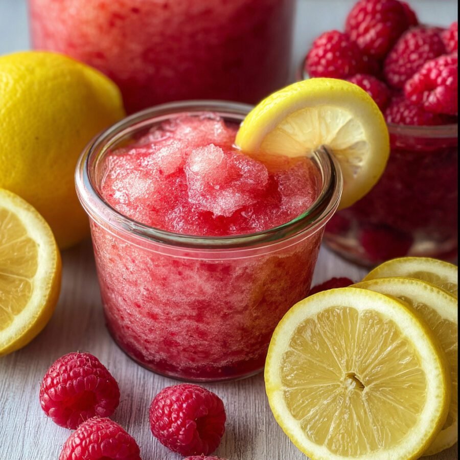 Raspberry Lemonade Slush