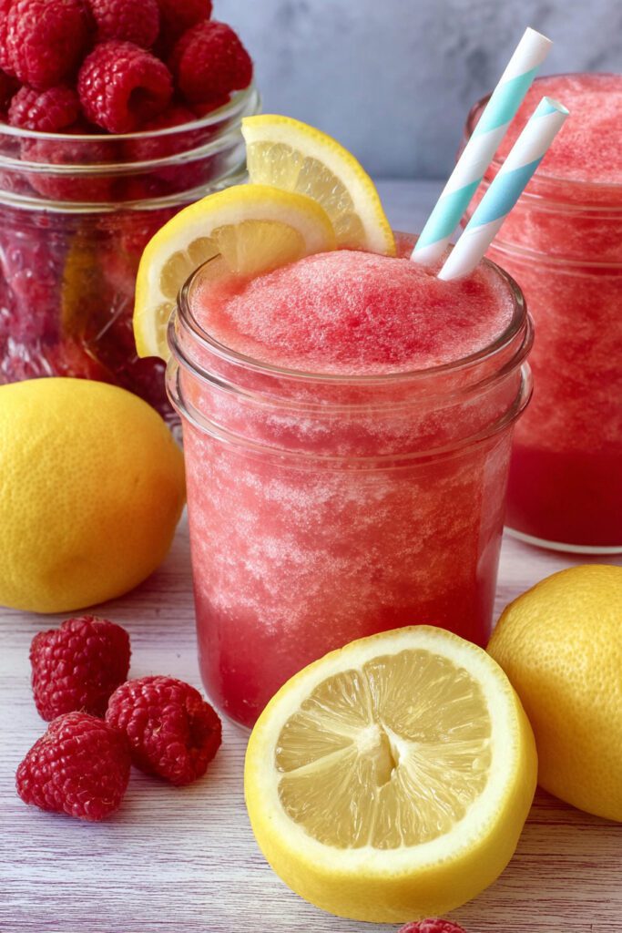 Raspberry Lemonade Slush