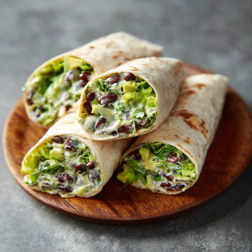 Avocado Black Bean Wraps: Quick, Creamy, Protein-rich Lunch