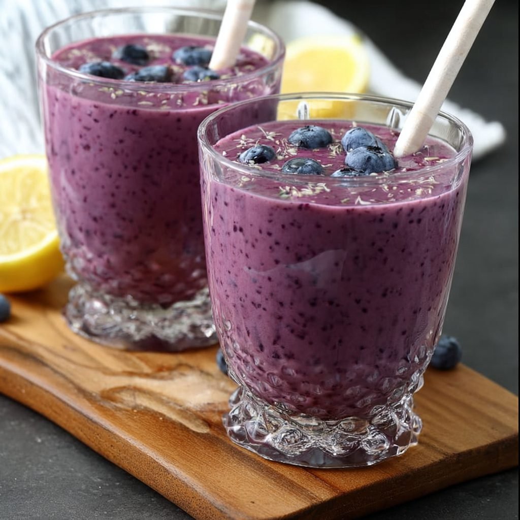 Blueberry Lemon Kefir Smoothie: Boost Digestion Today!
