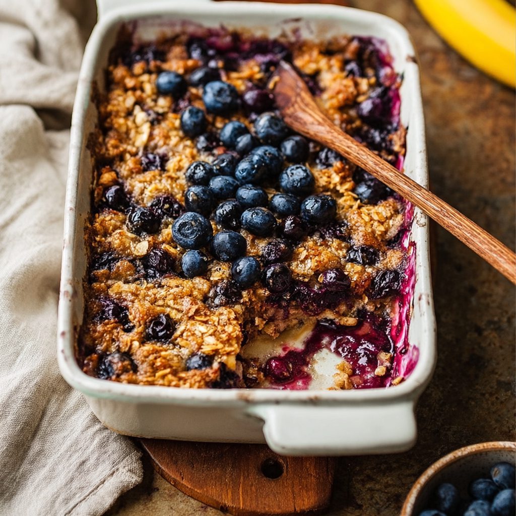 How to Make Blueberry Oatmeal Breakfast Bake