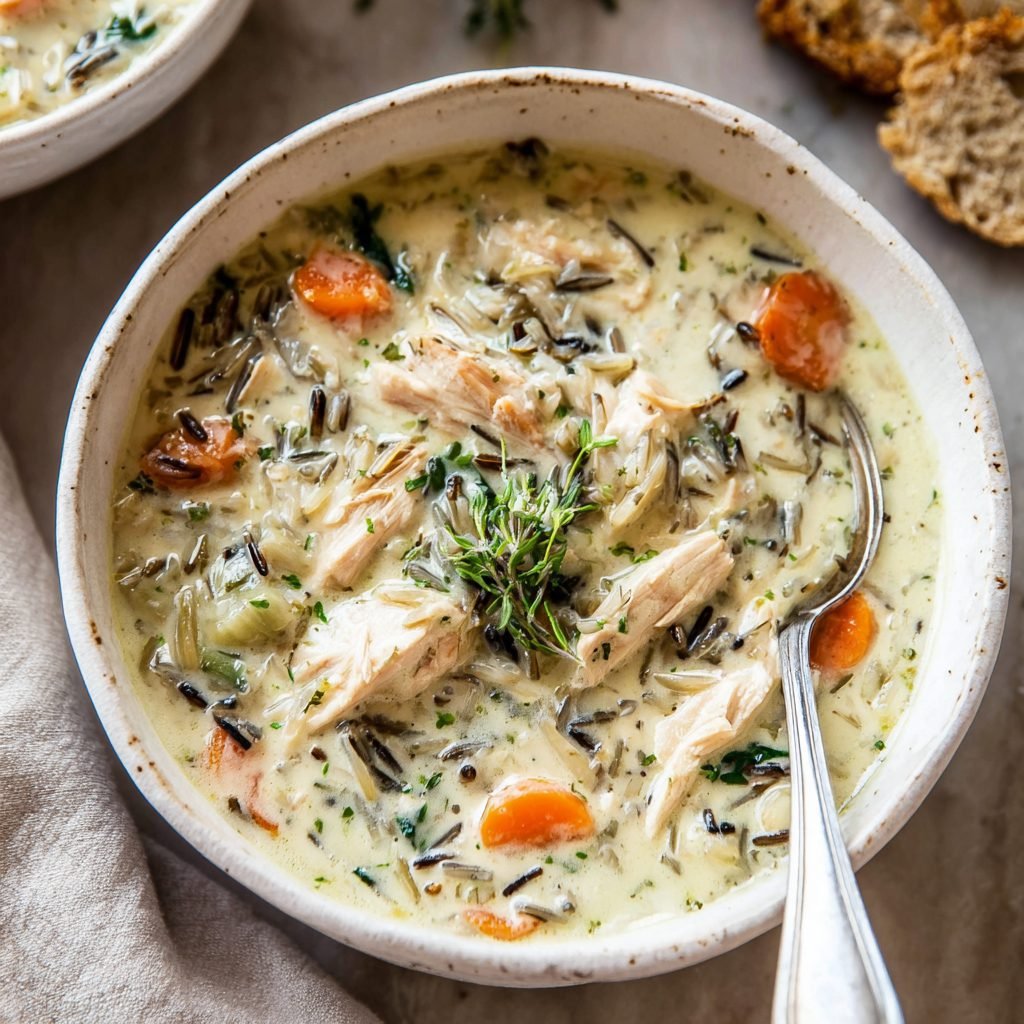 Creamy Chicken and Wild Rice Soup