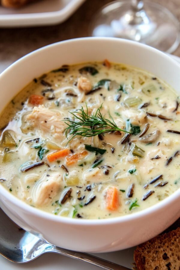 How to Make Creamy Chicken and Wild Rice Soup