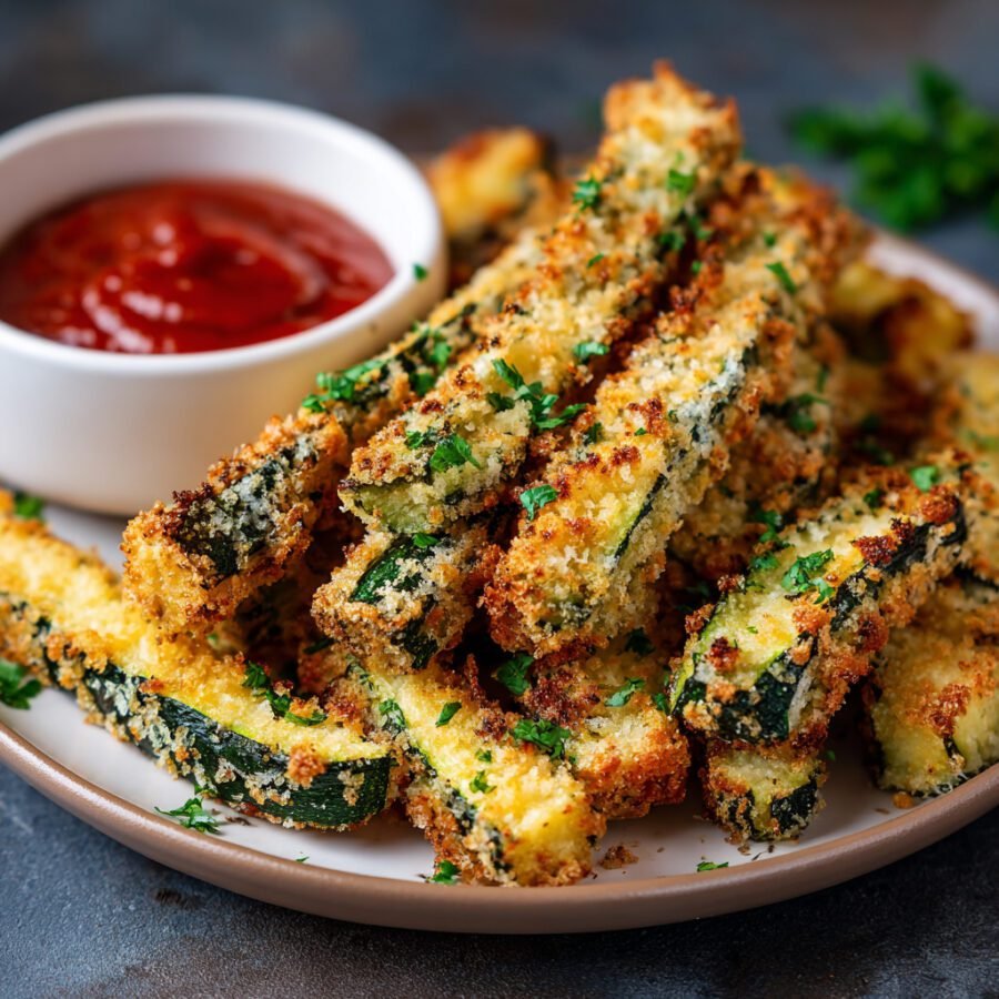 Crispy Oven-Baked Zucchini Fries