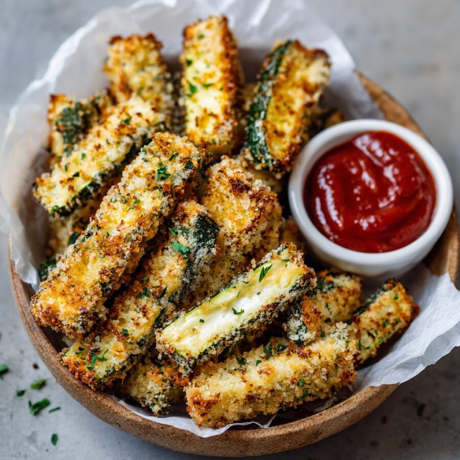 Crispy Oven-Baked Zucchini Fries