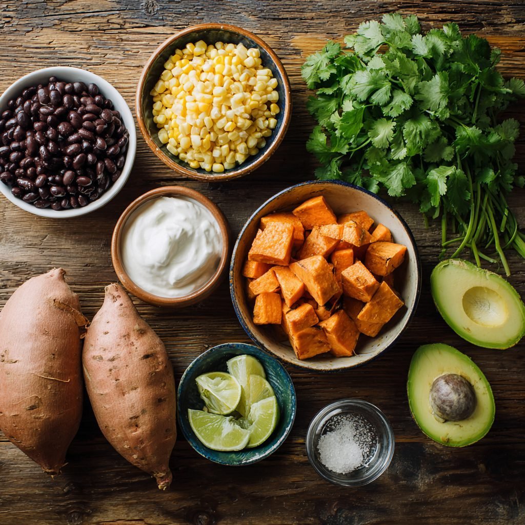 Baked Sweet Potatoes Ingredients You’ll Need