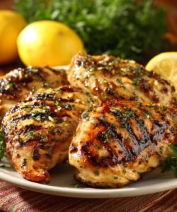 Lemon Garlic Grilled Chicken BBQ
