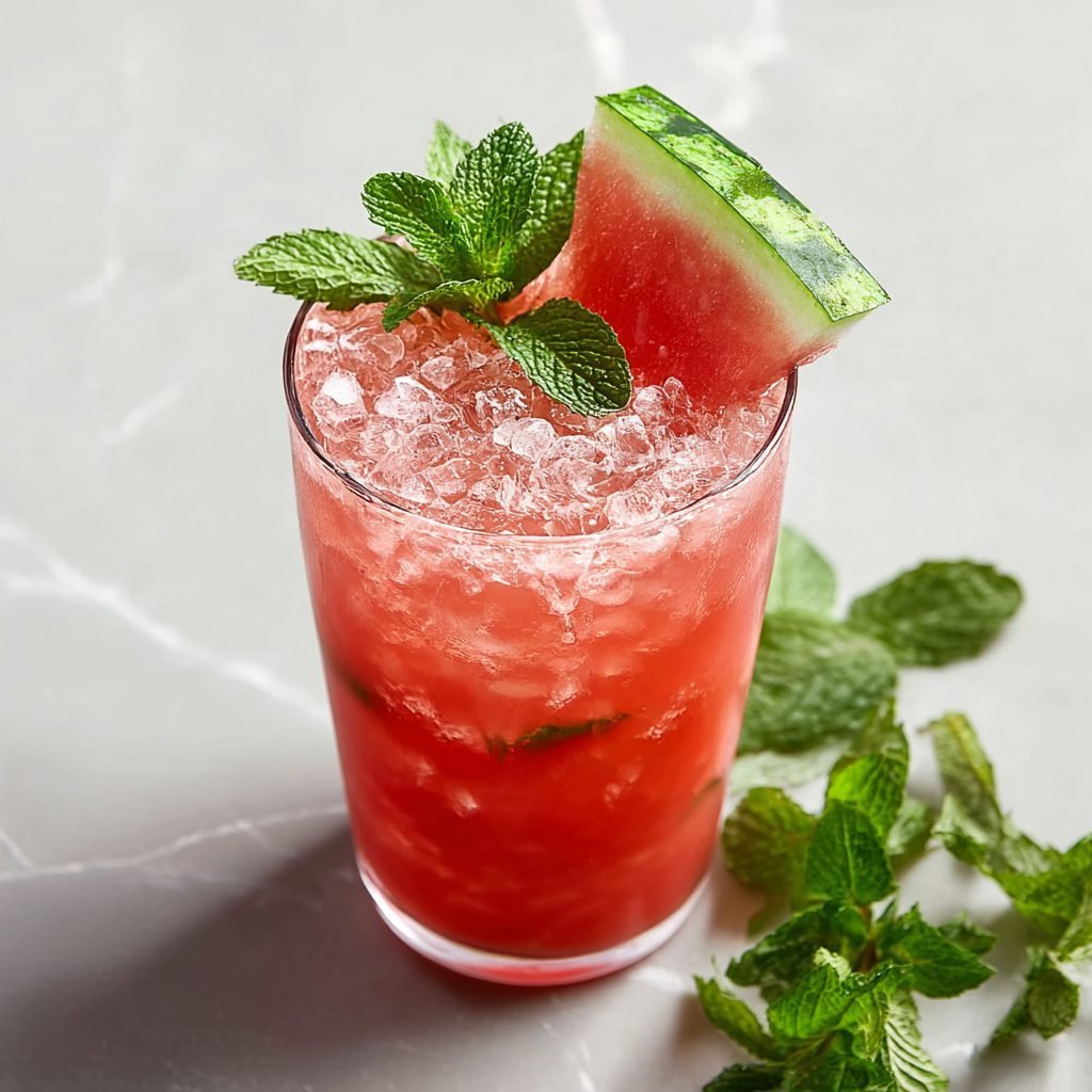 Watermelon Mint Refresher: Your Go-To Summer Hydration!