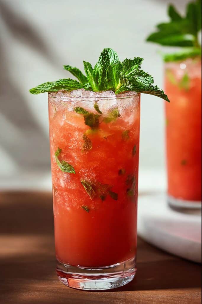 How to Make Watermelon Mint Refresher