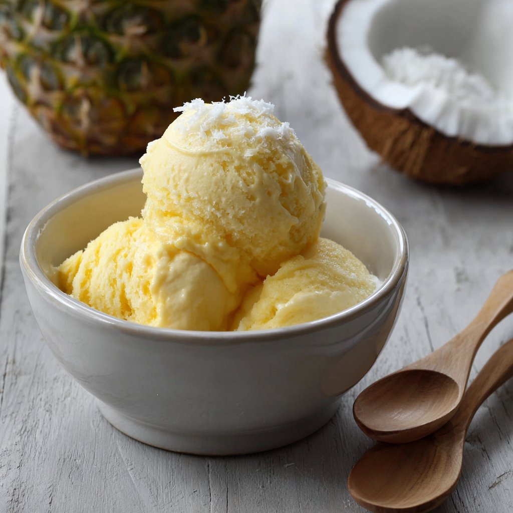 How to Make Coconut Pineapple Nice Cream