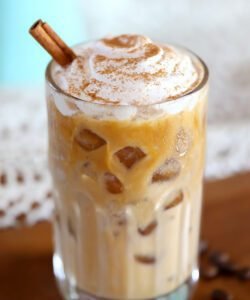 Iced Cinnamon Vanilla Latte