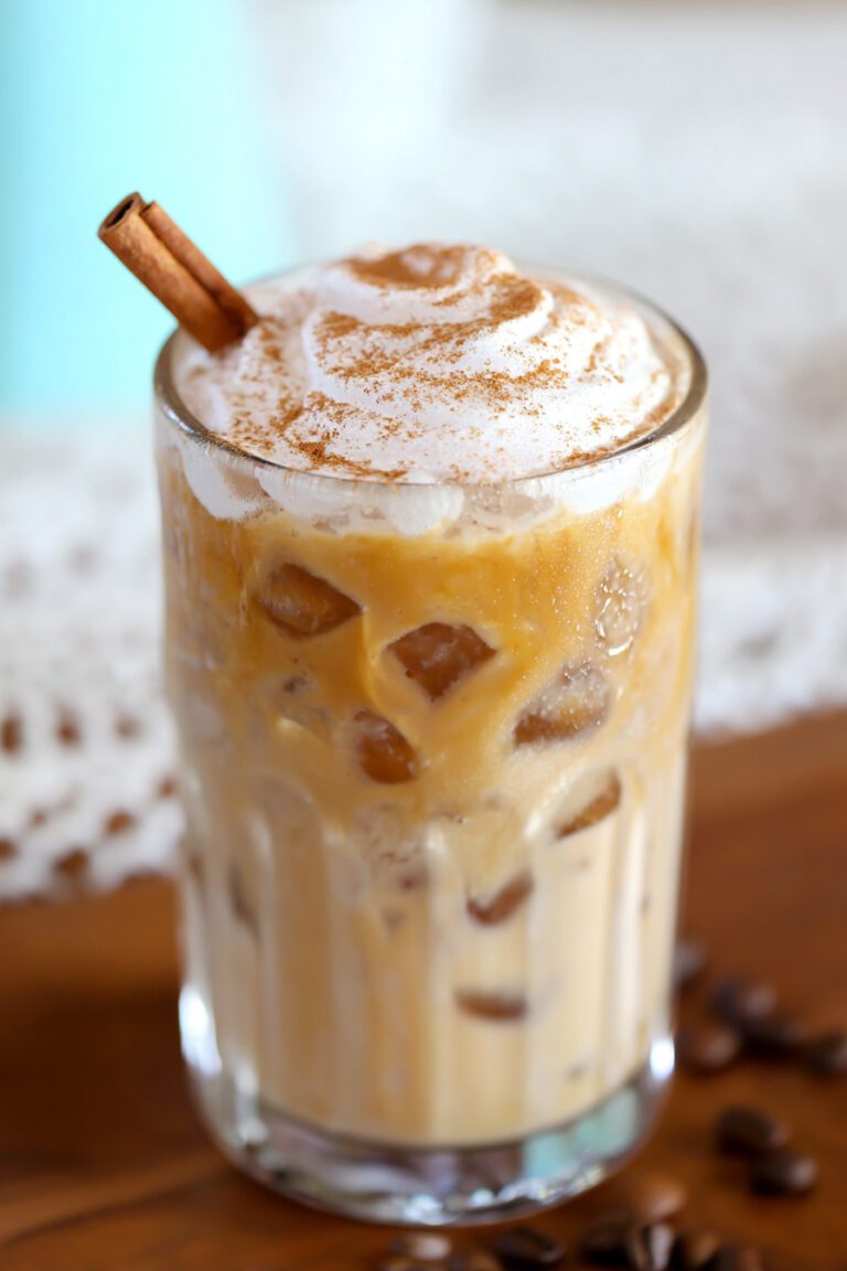 Iced Cinnamon Vanilla Latte