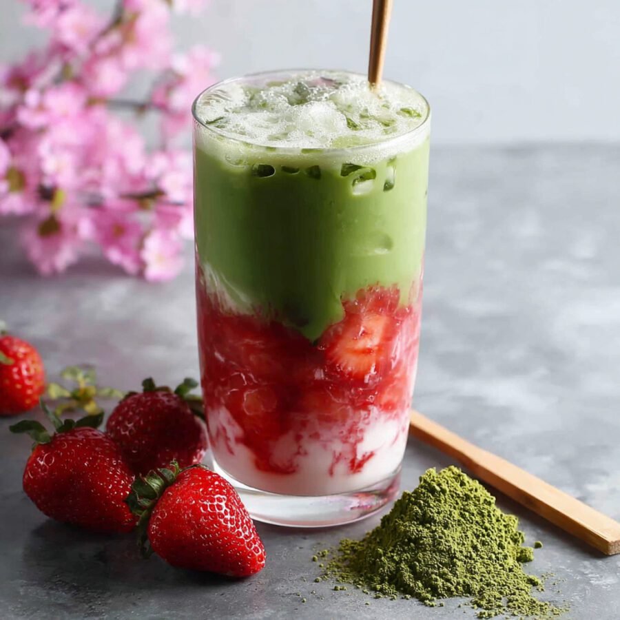 Strawberry Matcha