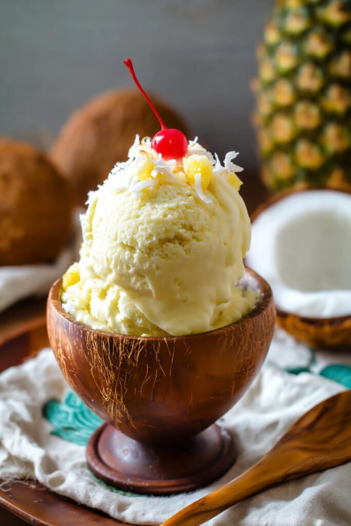 Coconut Pineapple Nice Cream: Guilt-Free Tropical Scoop!