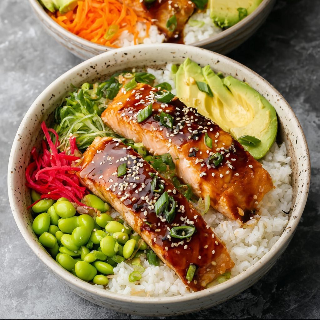 Teriyaki Salmon Bowls: Delicious and Healthy Dinner Recipe!