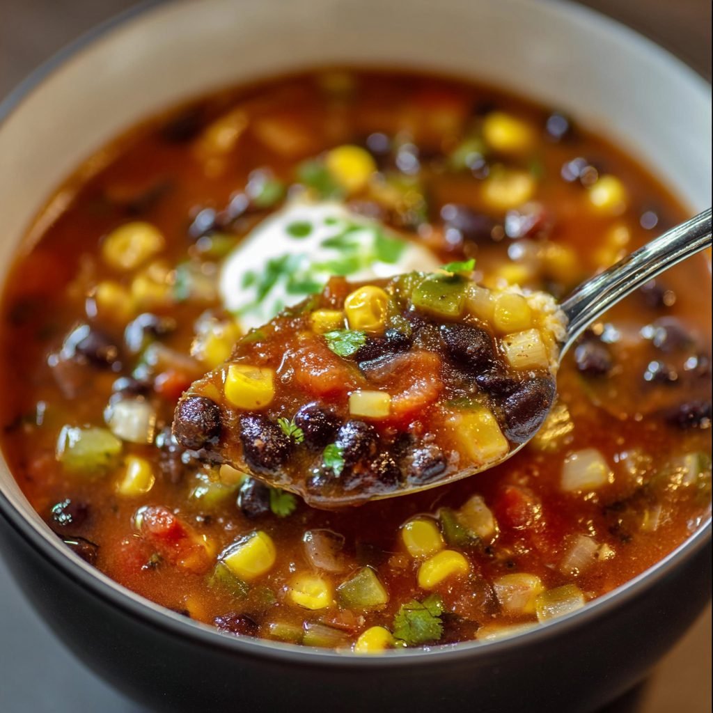 Southwest Black Bean Soup: A Hearty Cozy Dinner Delight!