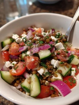 Mediterranean Lentil Salad