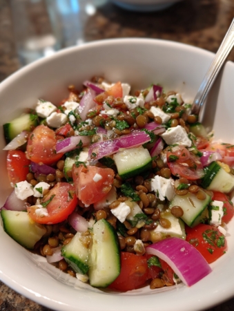 Mediterranean Lentil Salad