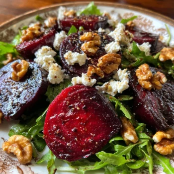 Roasted Beet and Goat Cheese Salad