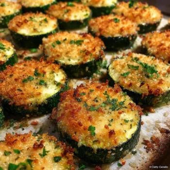 Baked Garlic Parmesan Zucchini