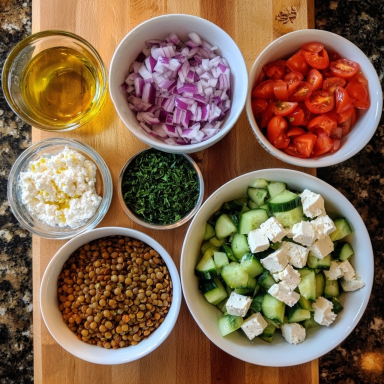 Mediterranean Lentil Salad