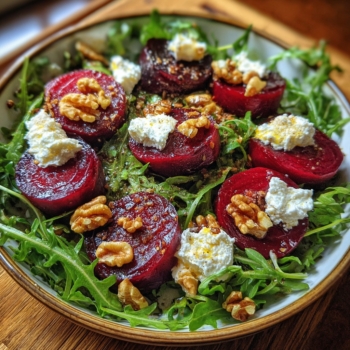 Roasted Beet and Goat Cheese Salad