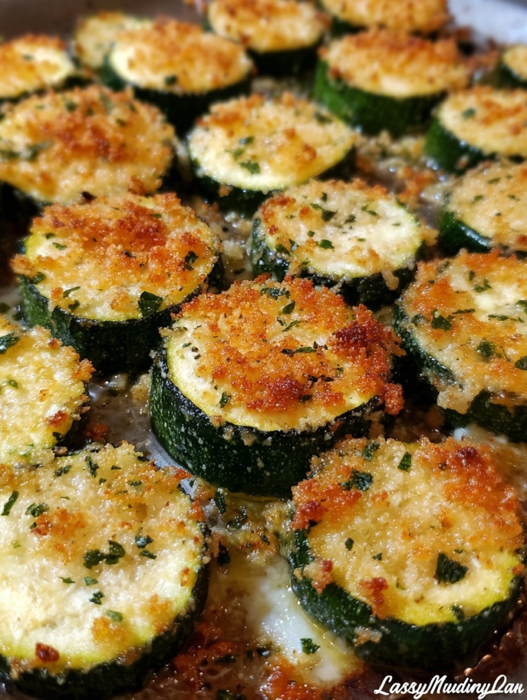 Baked Garlic Parmesan Zucchini