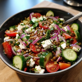 Mediterranean Lentil Salad