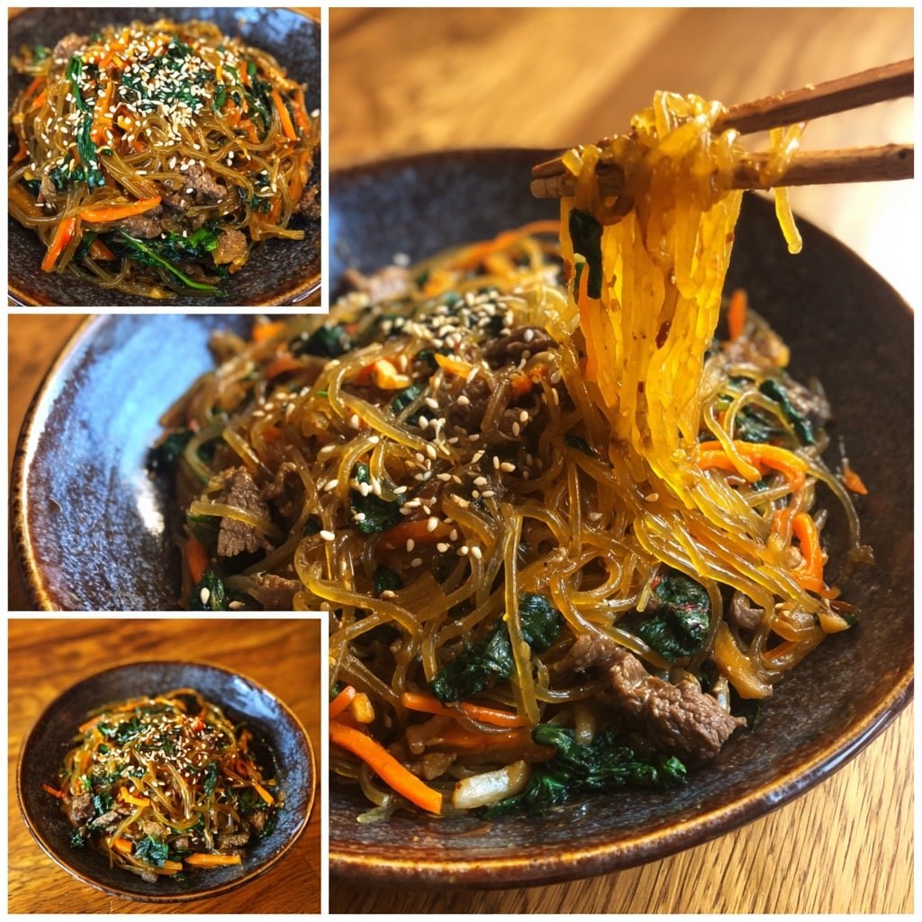 Korean Japchae Noodles
