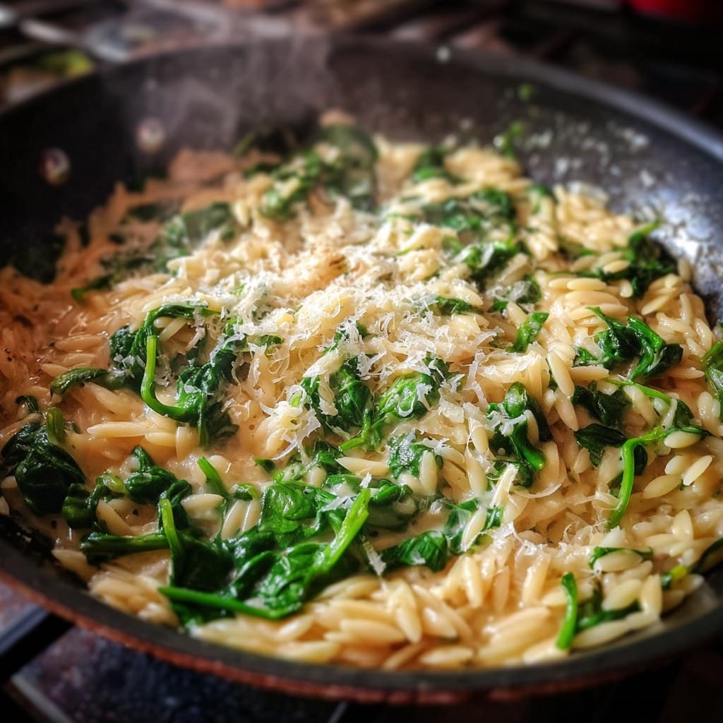 How to Make Creamy Garlic Butter Orzo