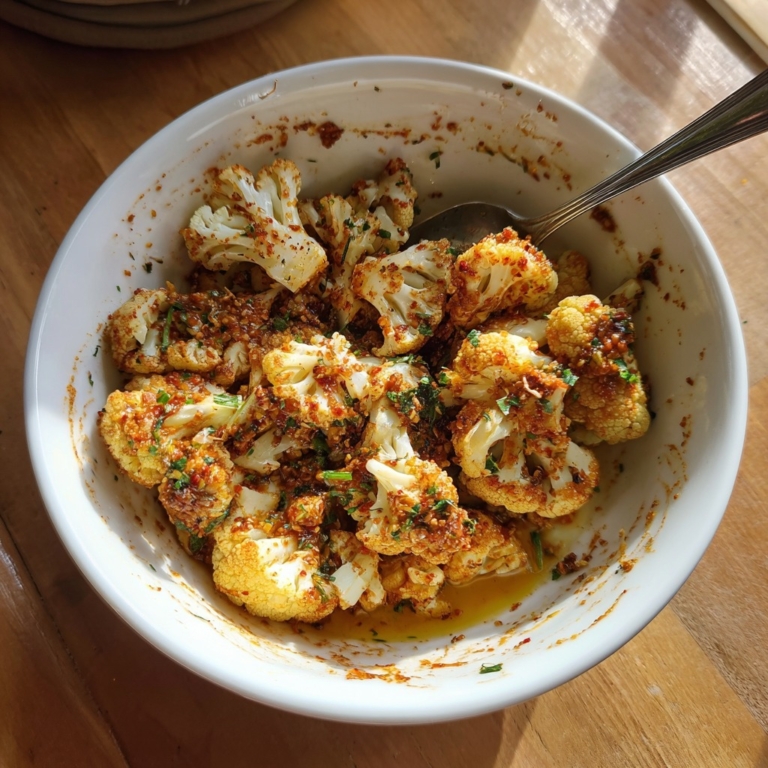 How to Make Harissa Roasted Cauliflower