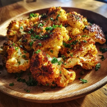 Harissa Roasted Cauliflower