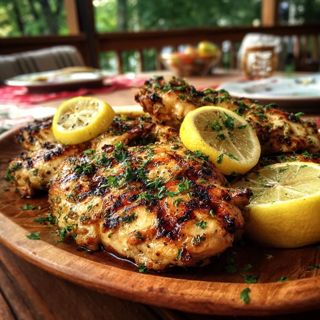 Lemon Garlic Herb Grilled