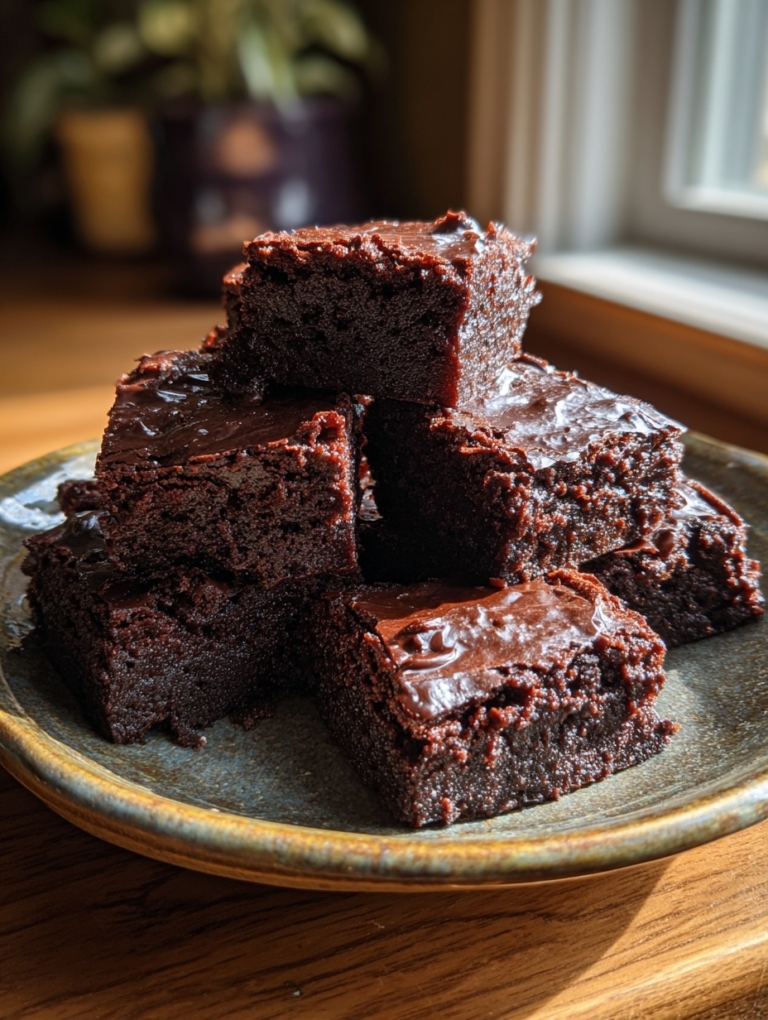 Vegan Chocolate Avocado Brownies
