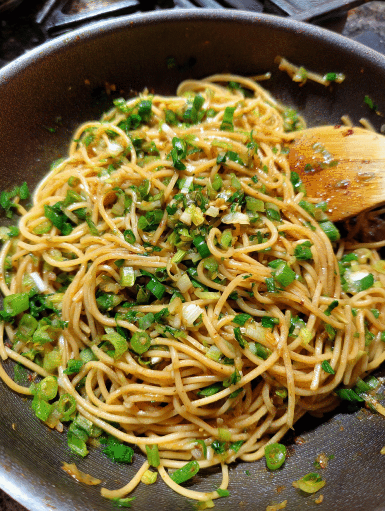 Ginger Scallion Noodles