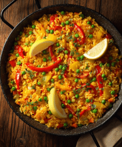 Authentic Spanish Vegetable Paella: The Festive Main Dish Recipe